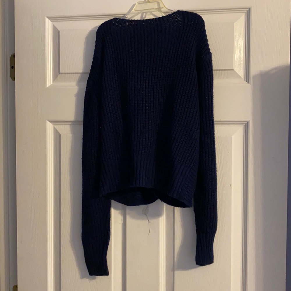 Dark blue sweater